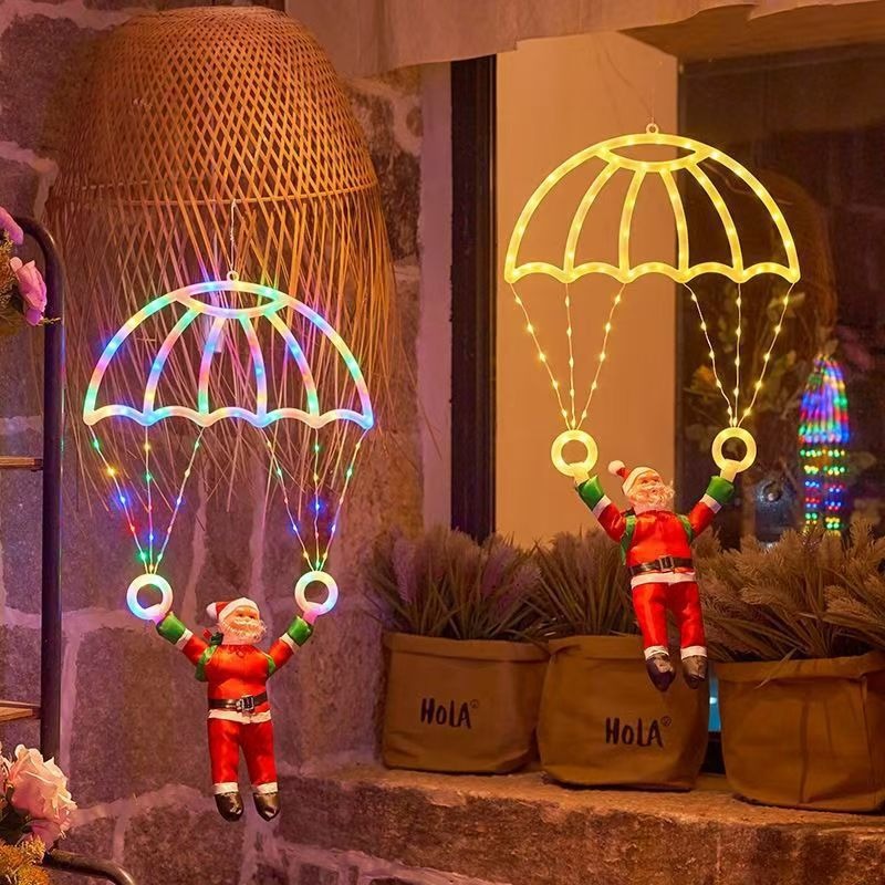 Pendant Lighting Christmas Decor - أضواء سلسلة LED على شكل مظلة
