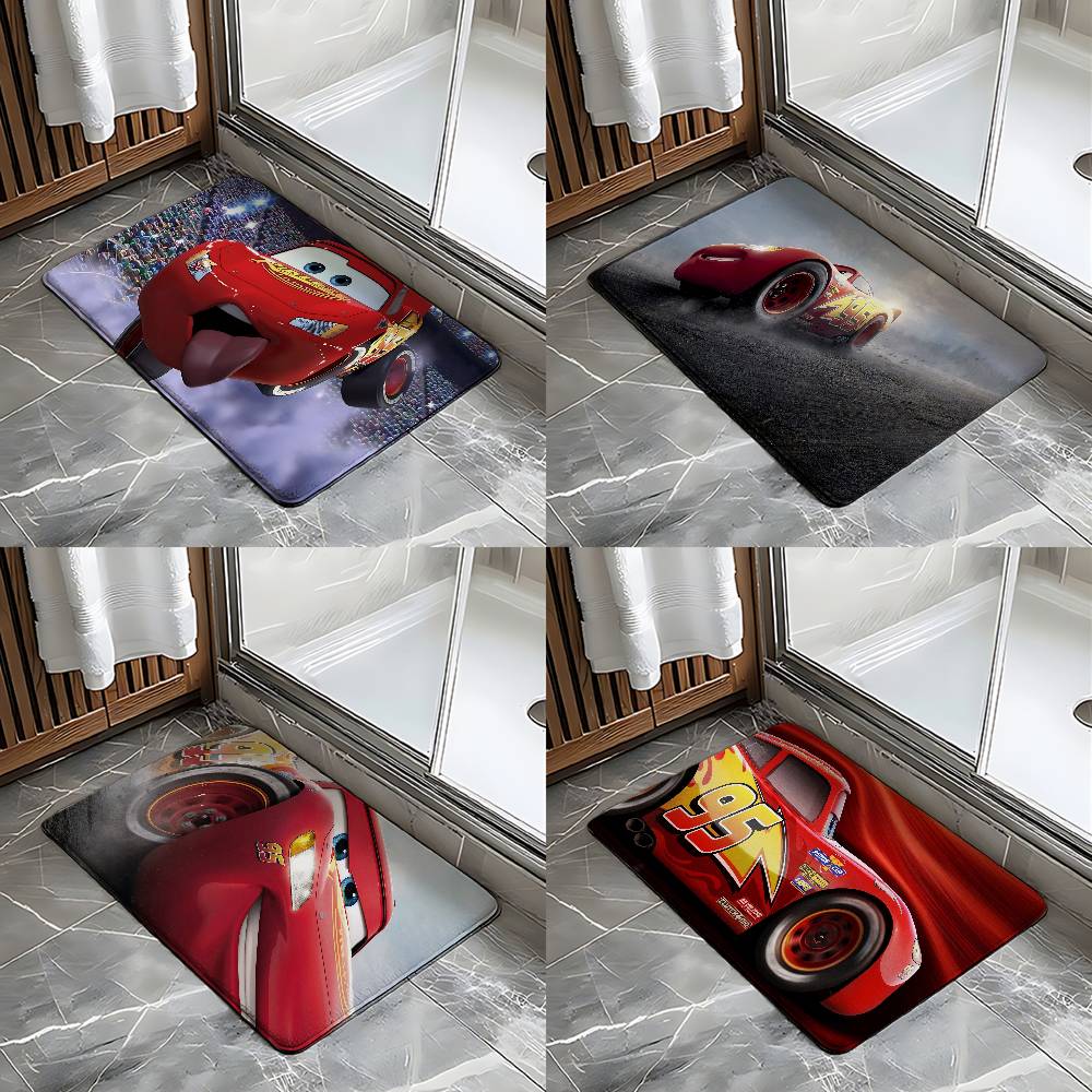 Lighting Mcqueen Decor - سجادة مدخل للسيارات بتصميم L-Lightning M-McQueens،