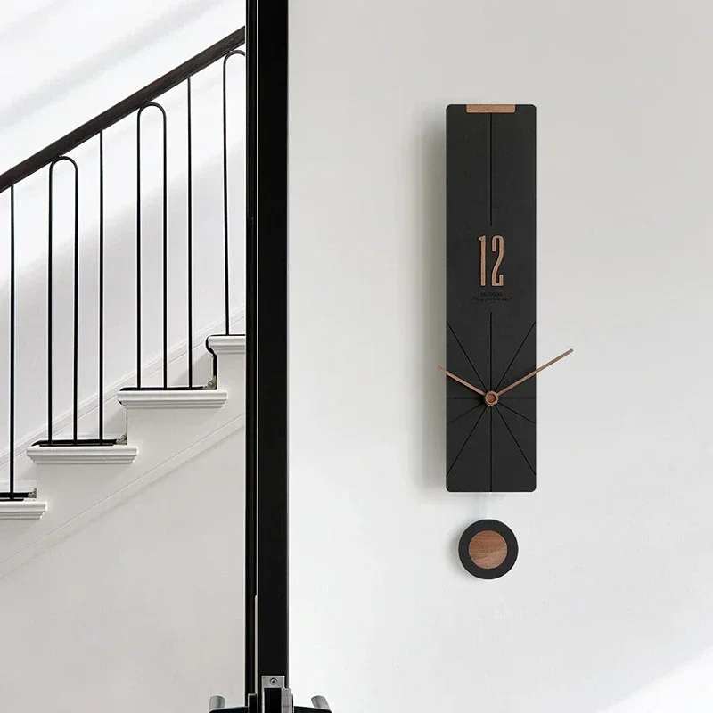 Lighting Home Decor Wall Clocks - صافي الأحمر غرفة المعيشة المنزل موضة