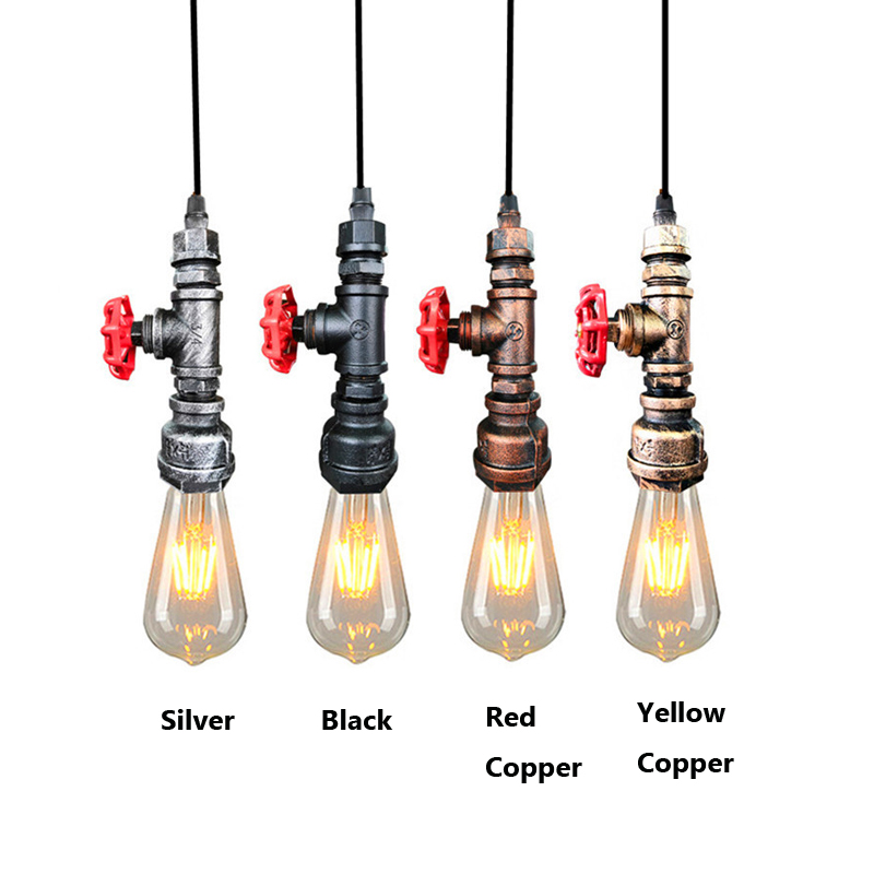 Lighting Home Decor Items - مصباح معلق بتصميم أنبوب مياه صناعي