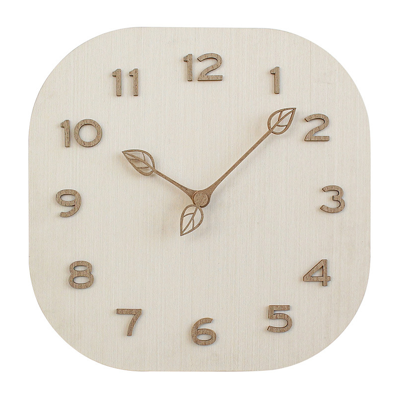 Lighting Home Decor Wall Clocks - ساعة حائط شخصية حديثة بسيطة مربعة