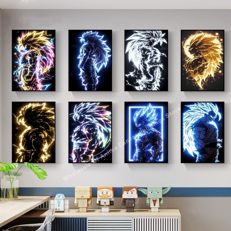 Lighting Home Decor Items - أنيمي لعبة دراغون بول Wukong ضوء