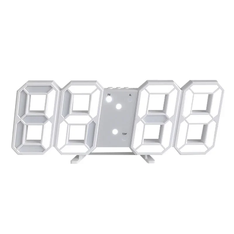 ساعة حائط رقمية ثلاثية الأبعاد - مراجعة Lighting Home Decor Wall Clocks وسعره