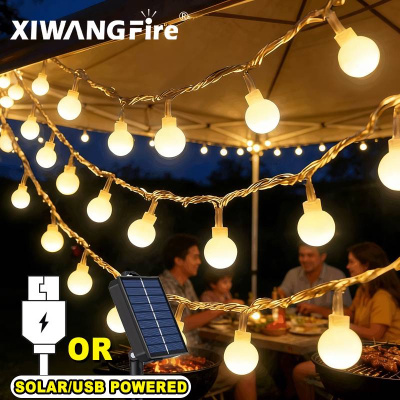 أضواء خيطية تعمل بالطاقة الشمس - مراجعة Lighting Decor For Room وسعره