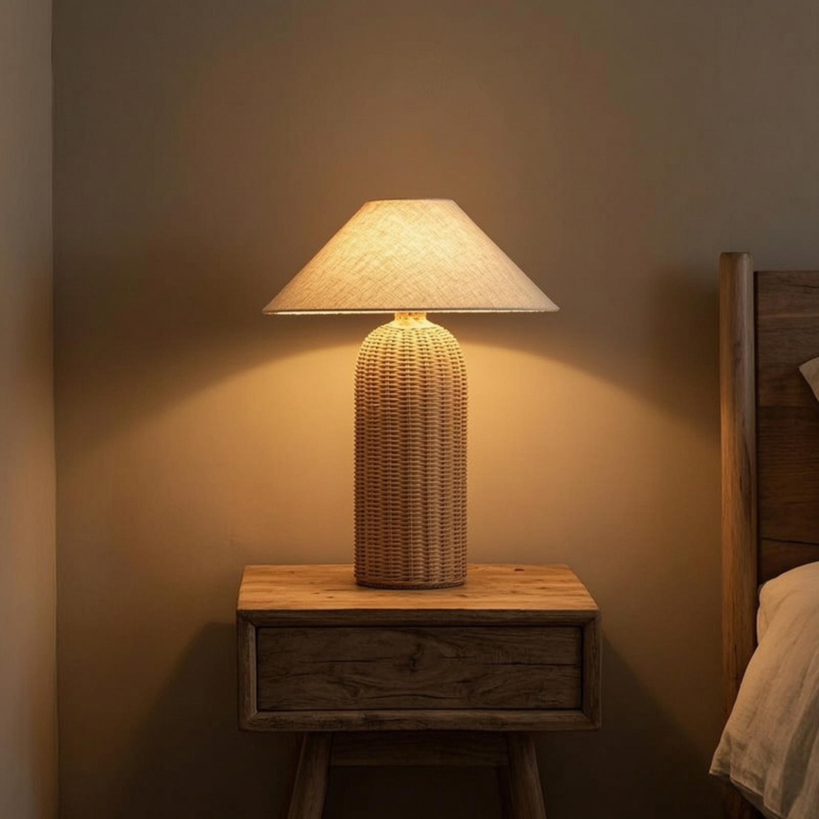مصباح طاولة جانبي بقاعدة من ال - مراجعة Lighting Decor For Room وسعره