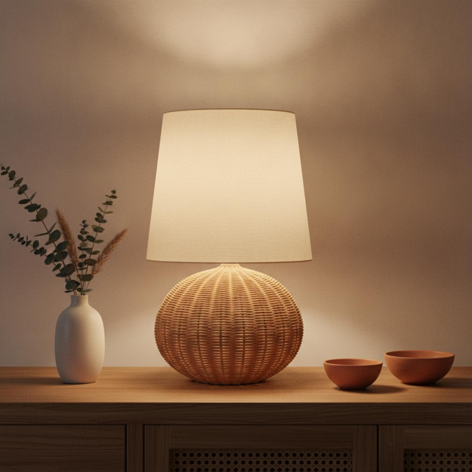 مصباح طاولة جانبي بقاعدة من ال - مراجعة Lighting Decor For Room وسعره