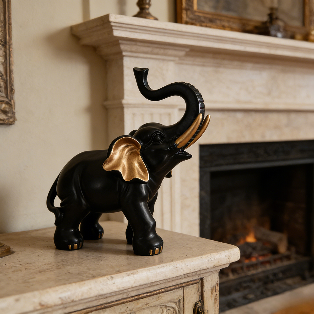 قطعة واحدة من تمثال الفيل الأس - مراجعة Lighting Home Decor Items وسعره