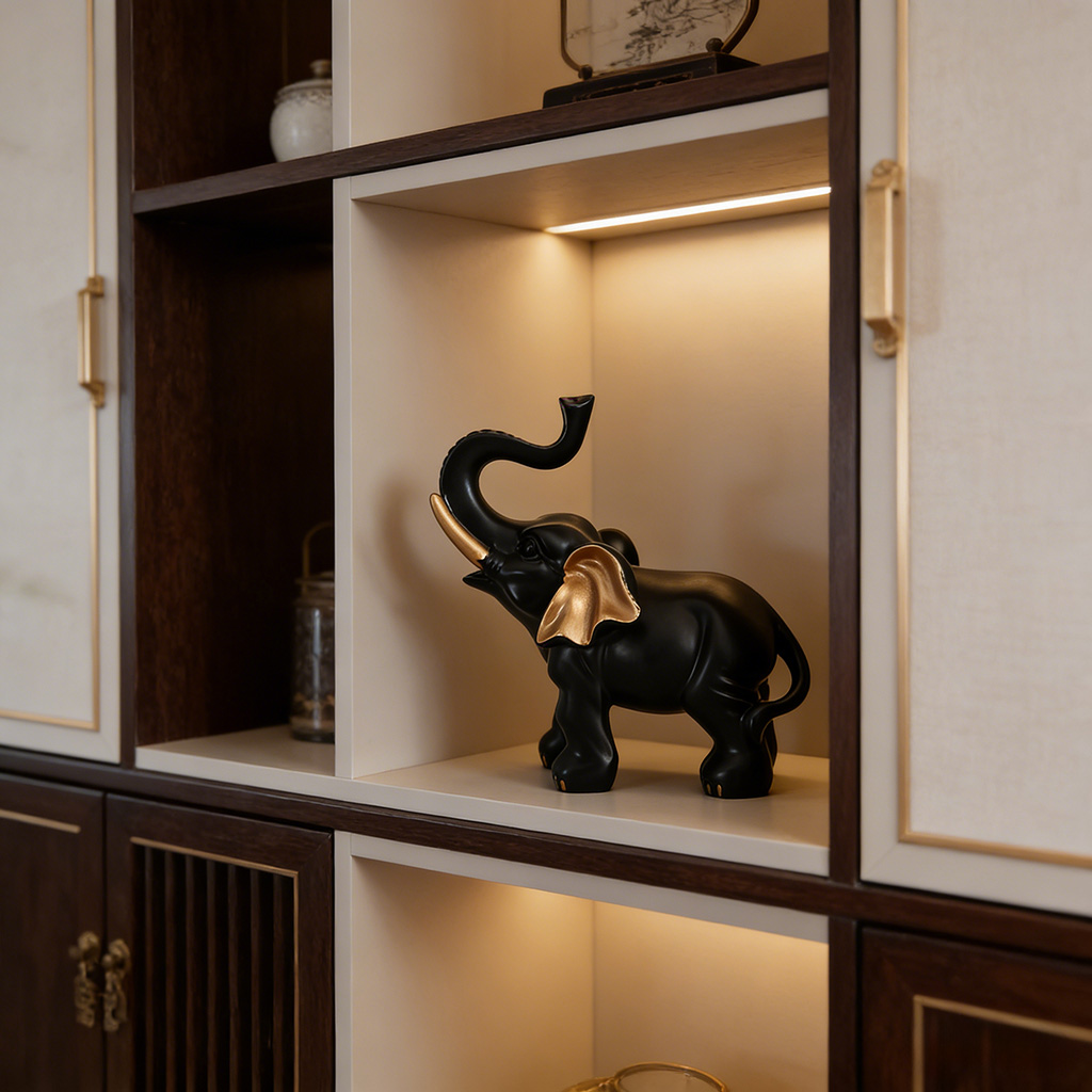 قطعة واحدة من تمثال الفيل الأس - مراجعة Lighting Home Decor Items وسعره