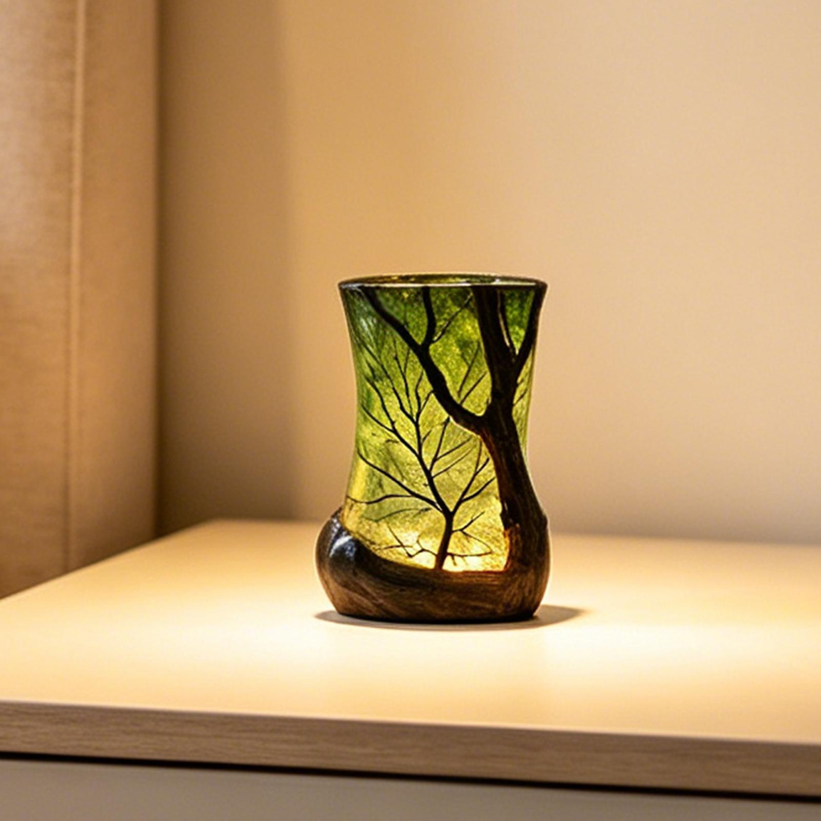 مصباح طاولة جانبي على شكل غابة - مراجعة Lighting Decor For Room وسعره
