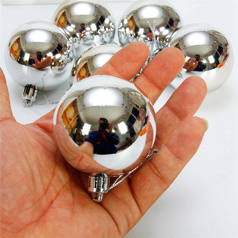 AS63-8Cm 6 قطع كرات عيد الميلا - مراجعة Pendant Lighting Christmas Decor وسعره