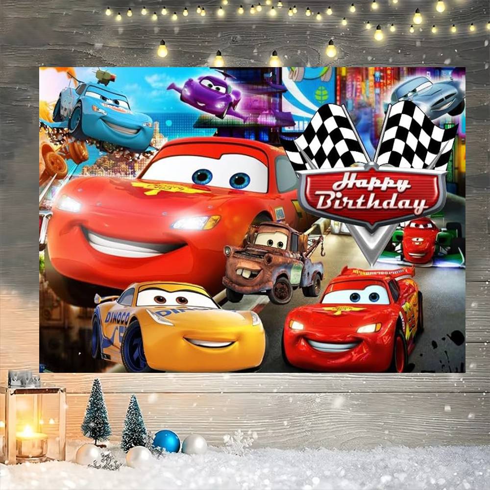 ديكورات حفلات سيارات من فيلم أ - مراجعة Lighting Mcqueen Decor وسعره