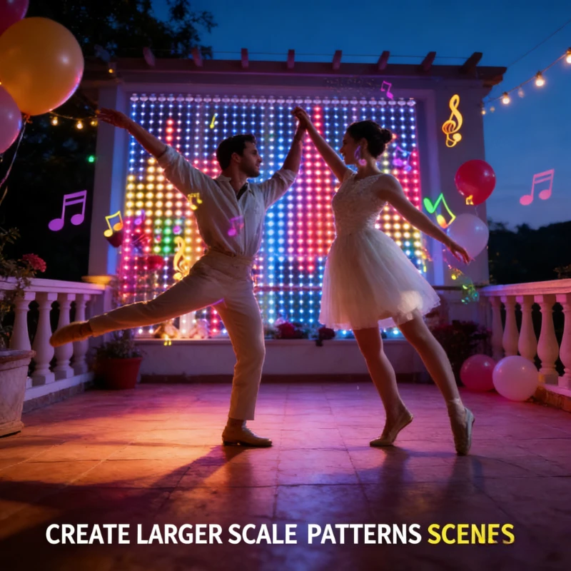 ستائر إضاءة ذكية بـ 400 مصباح  - مراجعة Wedding Lighting And Decor وسعره