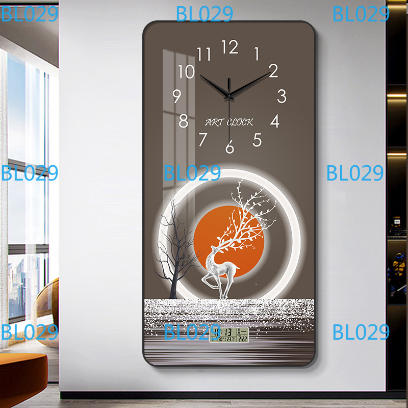 ساعة حائط عصرية فاخرة، ساعة حا - مراجعة Lighting Home Decor Wall Clocks وسعره