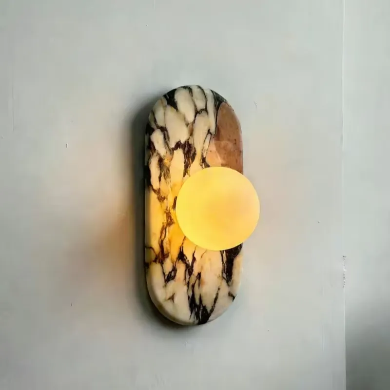 مصباح جداري من الرخام الطبيعي  - مراجعة Lighting Decor For Room وسعره