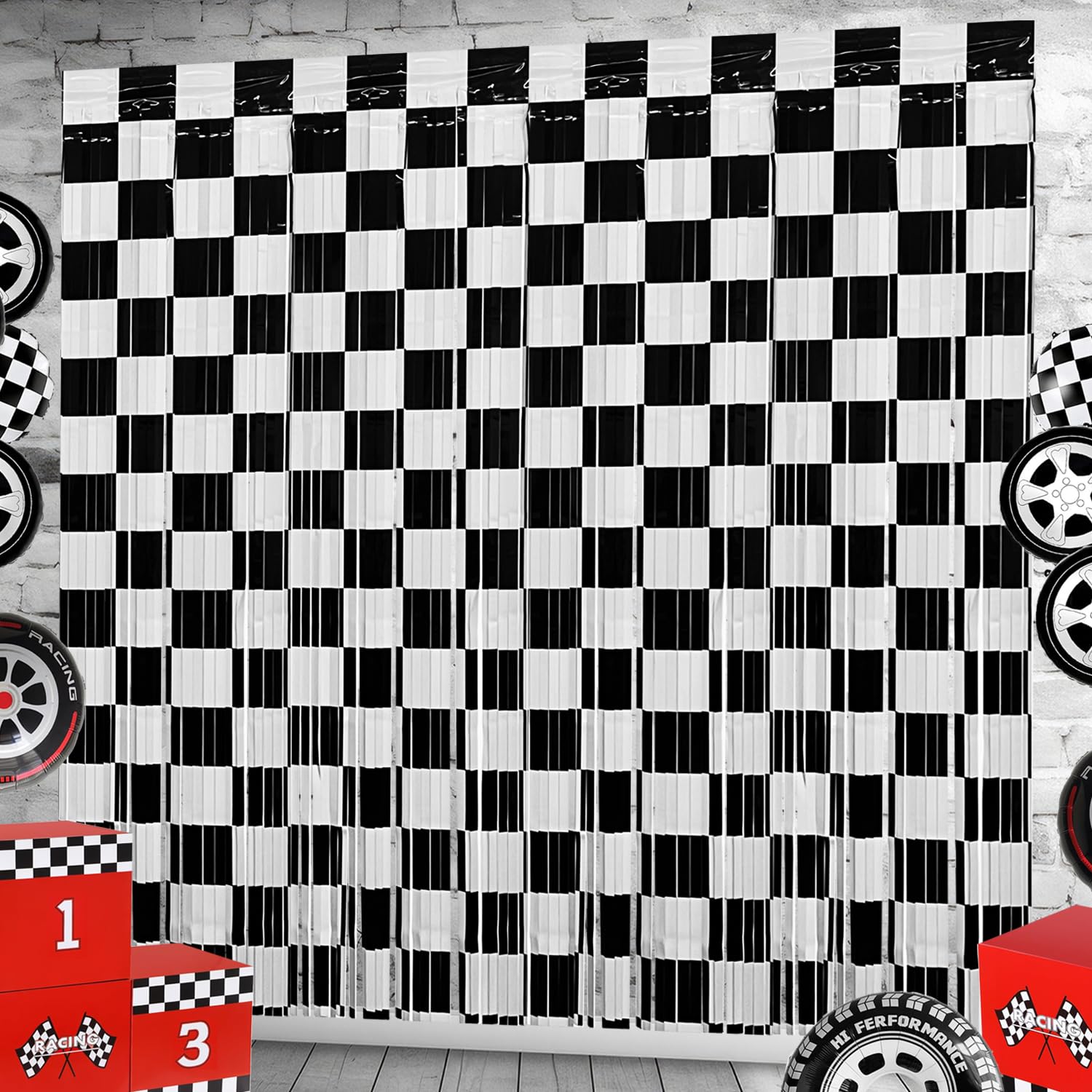 سباق السيارات حفلة عيد ميلاد د - مراجعة Lighting Mcqueen Decor وسعره
