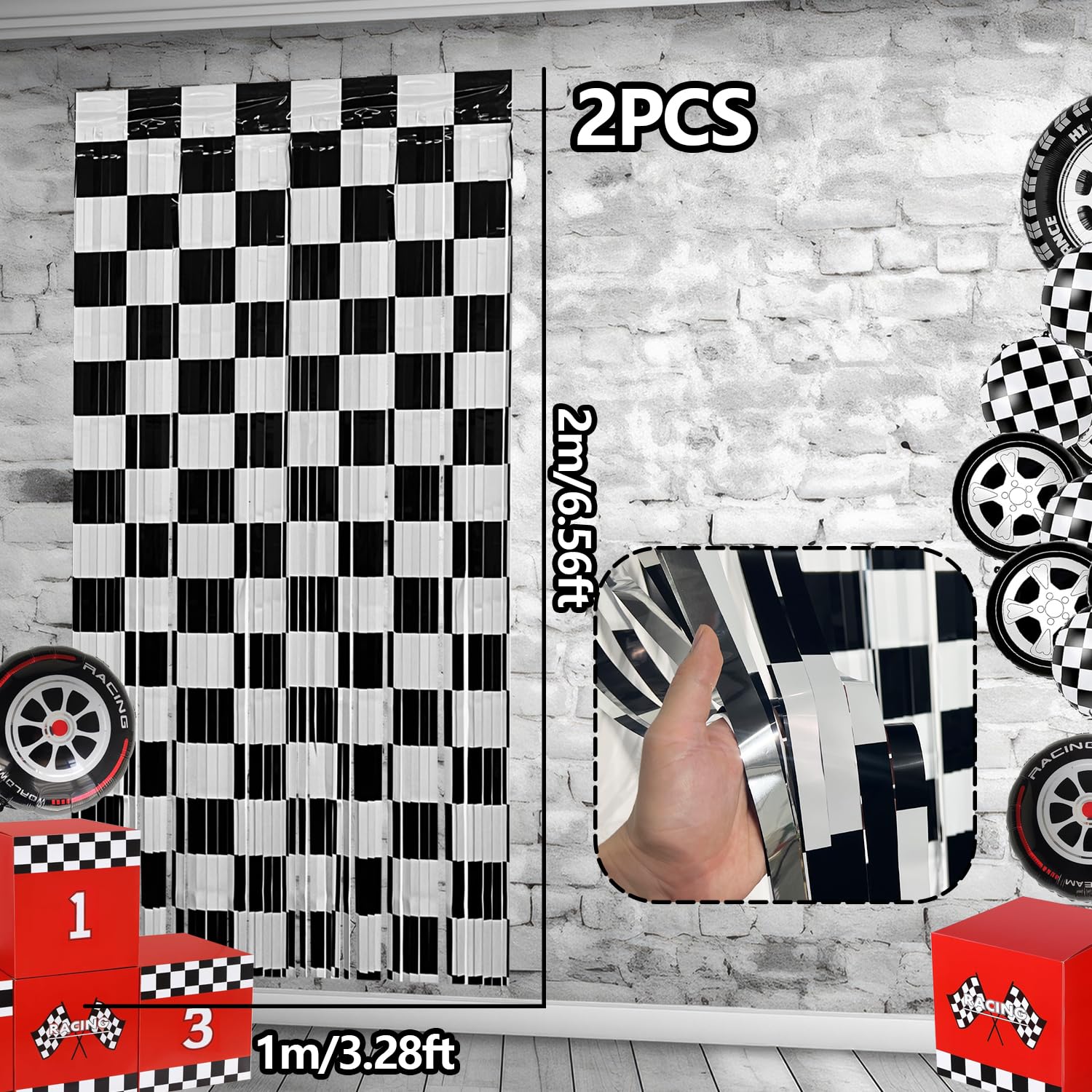 سباق السيارات حفلة عيد ميلاد د - مراجعة Lighting Mcqueen Decor وسعره