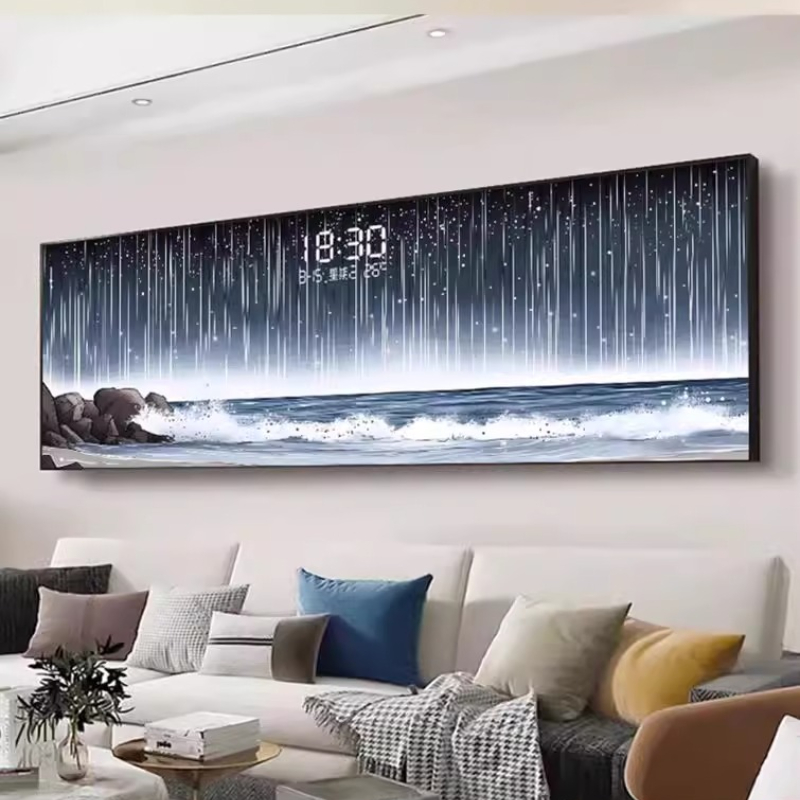 تاريخ درجة الحرارة ساعة حائط ف - مراجعة Lighting Home Decor Wall Clocks وسعره
