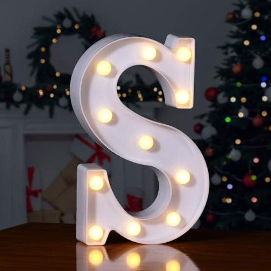 لافتة إضاءة LED على شكل حروف،  - مراجعة Light Up Letters Marquee وسعره