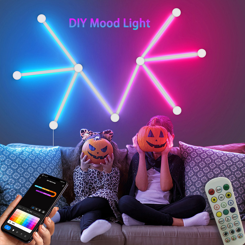 مصباح حائط RGB ذكي، شريط إضاءة - مراجعة Lighting Decor For Room وسعره