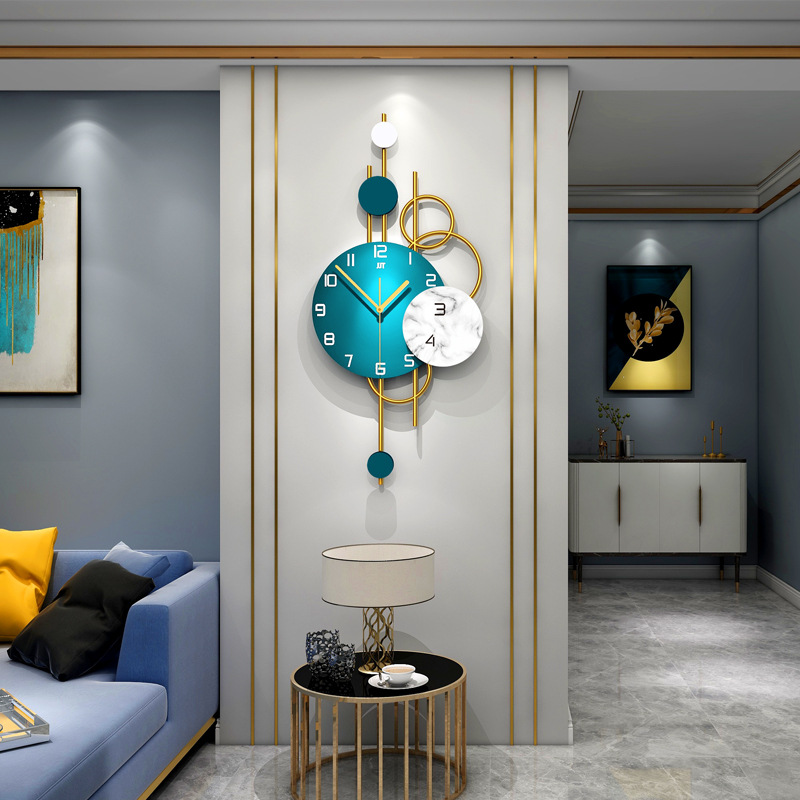 ساعات الحائط غرفة المعيشة ضوء  - مراجعة Lighting Home Decor Wall Clocks وسعره