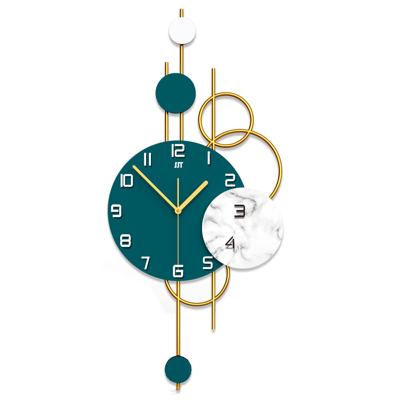 ساعات الحائط غرفة المعيشة ضوء  - مراجعة Lighting Home Decor Wall Clocks وسعره