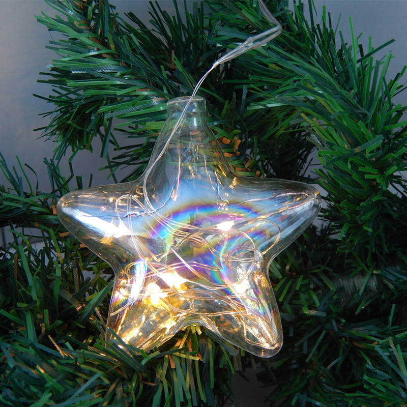 8 قطع/عبوة 8.5*9 سم زينة زجاجي - مراجعة Pendant Lighting Christmas Decor وسعره
