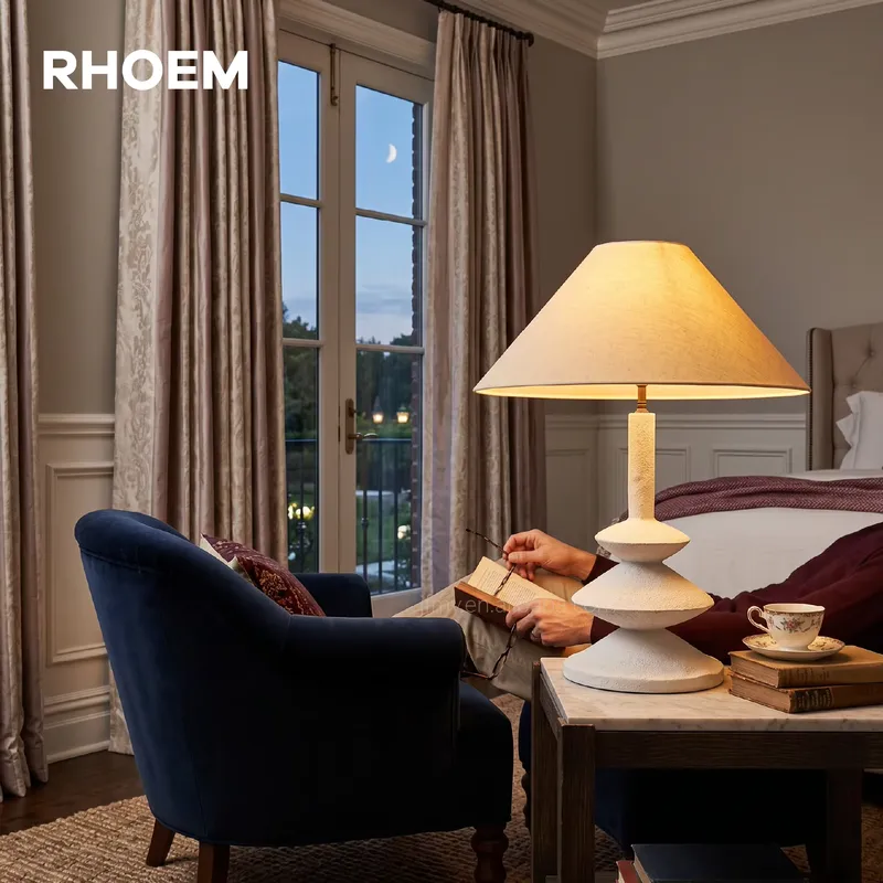 مصباح طاولة بيسارو من RHOEM لل - مراجعة Lighting Decor For Room وسعره