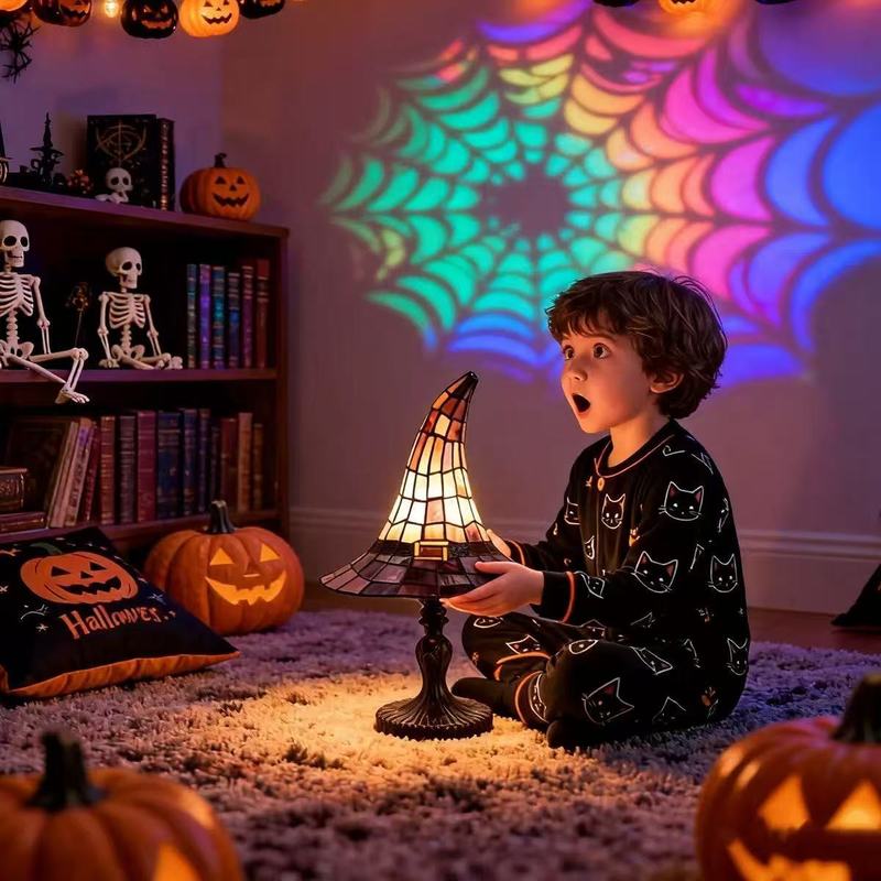 مصباح طاولة على شكل قبعة ساحرة - مراجعة Lighting Home Decor Items وسعره