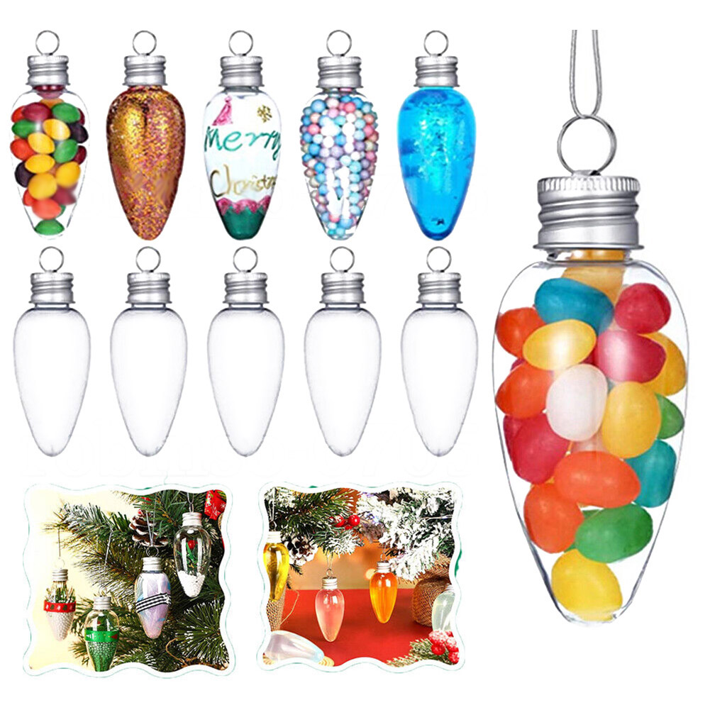 5/10/50 قطعة شجرة عيد الميلاد  - مراجعة Pendant Lighting Christmas Decor وسعره