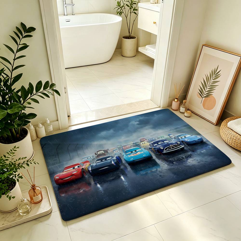 سجادة أنيمي-إل-لايتنينج-إم-ماك - مراجعة Lighting Mcqueen Decor وسعره