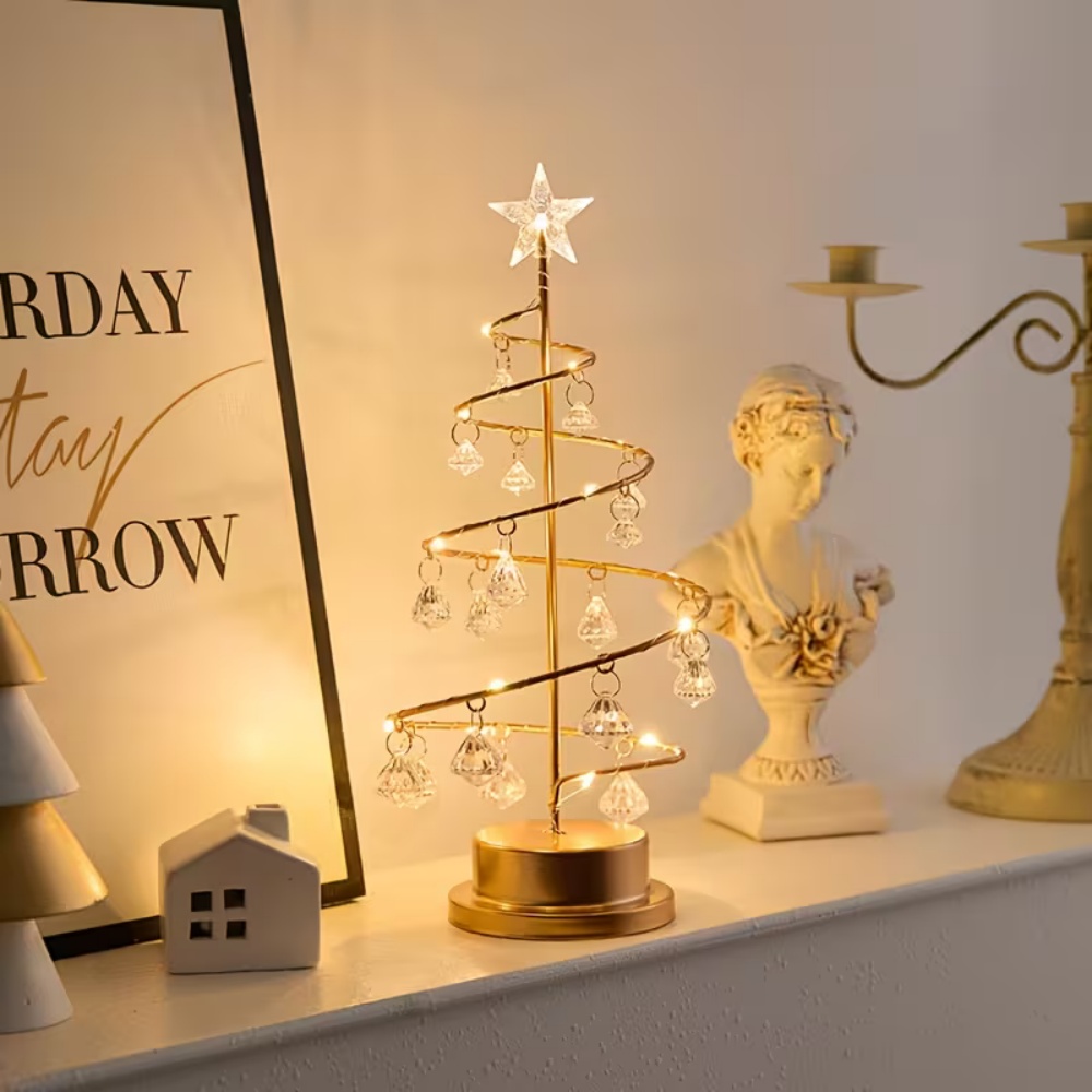 مصباح ليلي LED بسلك نحاسي على  - مراجعة Pendant Lighting Christmas Decor وسعره