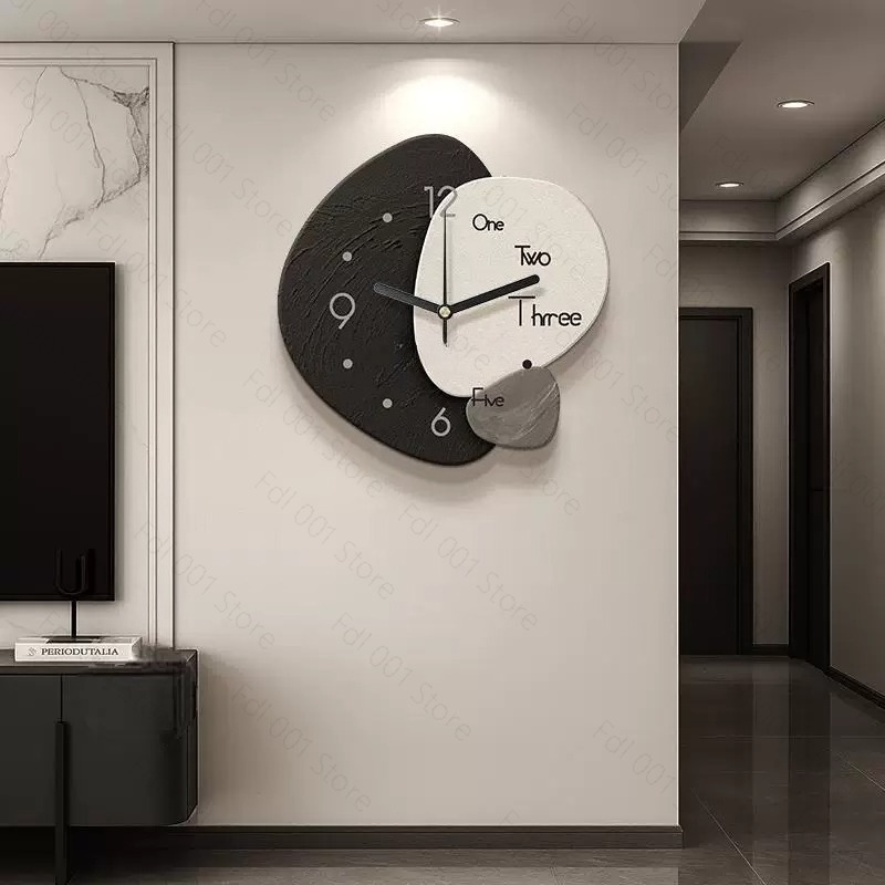 ساعة حائط فاخرة خفيفة، لوحة زخ - مراجعة Lighting Decor For House وسعره