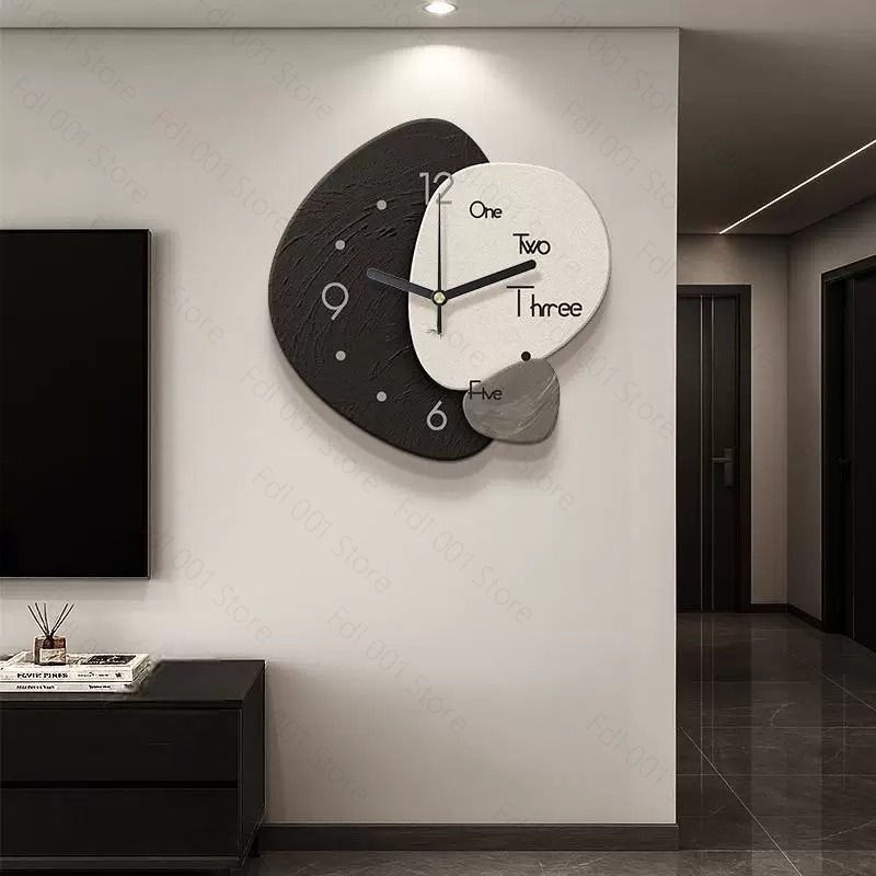 ساعة حائط فاخرة خفيفة، لوحة زخ - مراجعة Lighting Decor For House وسعره