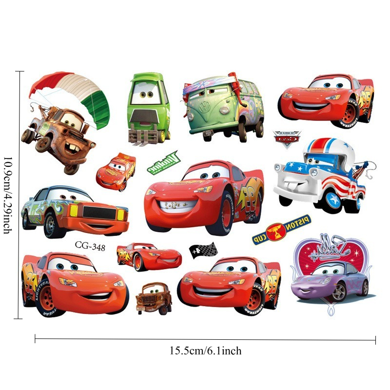 وشوم مؤقتة للأطفال من ديزني كا - مراجعة Lighting Mcqueen Decor وسعره