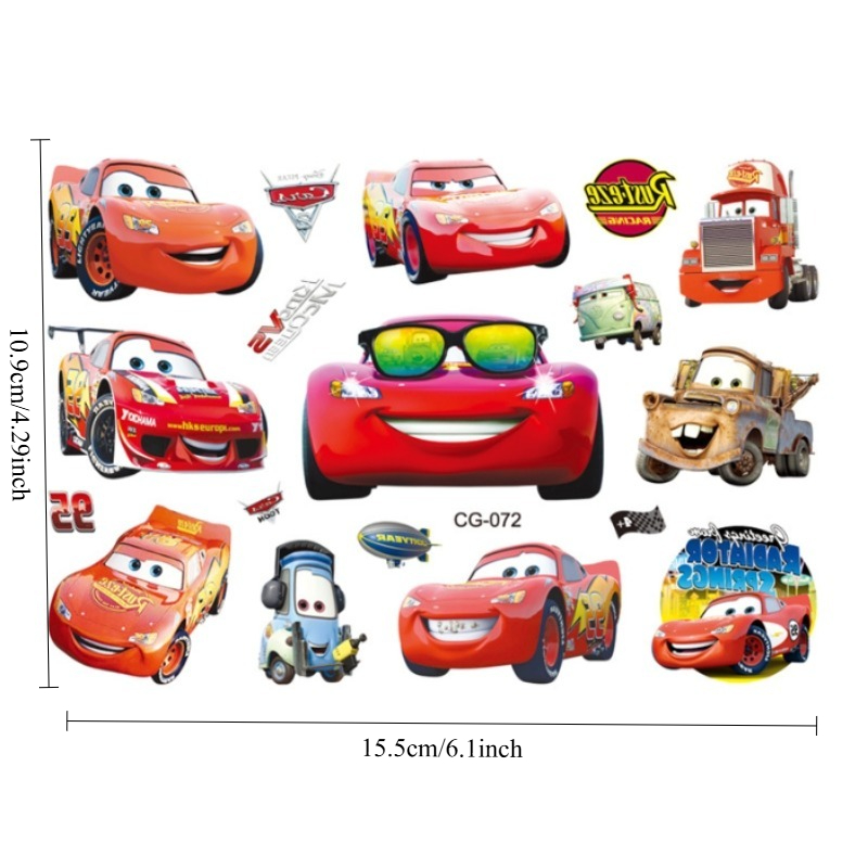 وشوم مؤقتة للأطفال من ديزني كا - مراجعة Lighting Mcqueen Decor وسعره